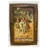 20th Century Tin Lithograph Grape-Nuts