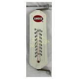 Amoco Branded 2 1/2×8 Metal Wall-Mounted Thermomet