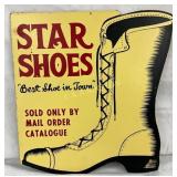Masonite Advertising Sign for Star Shoes,
