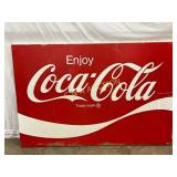 54´´ x 36´´ Coca-Cola Metal Advertising Sign