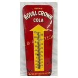 26-Inch Royal Crown Cola Metal Thermometer