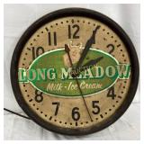 15" Longmeadow Dairy Clock