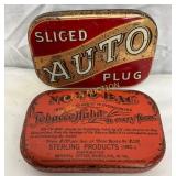 Two Early 20th Century Tin Containers: Sliced Auto
