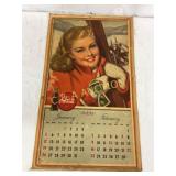 1947 Coca-Cola Calendar 13x22