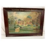 Illinois Springfield Watch Advertising Sign with O