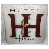 60×60 Metal Hutch and Harris Sign