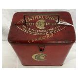 Central Union Tobacco Tin Can with Handle, Richmon