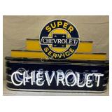 Contemporary 34 x 23 Inch Chevrolet Neon