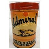 Admiral Polishing Cloth Tin with Automotive Graphi