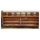 97-Inch Country Store Candy Showcase with Glass Di