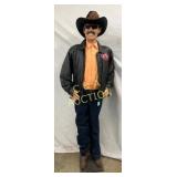 6-Foot Richard Petty Mannequin with Leather Jacket