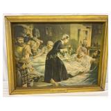 Florence Nightingale 1854 Crimean War Cardboard Di