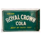18 x 11´´ Royal Crown Cola Double-Sided Flange Sig