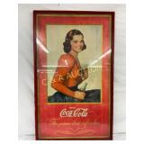 Early Coca-Cola 30 x 50 Cardboard Advertising Disp