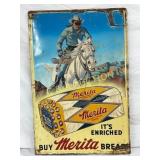 24´´ x 36´´ Tin Merita Bread Self-Framed Advertisi