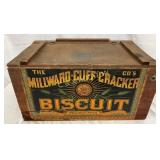 Millward Cliff Cracker Biscuit Wooden Box
