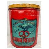 7-Pound National Pretzel Company Can