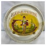 6in Glass Hav-A-Tampa Ashtray