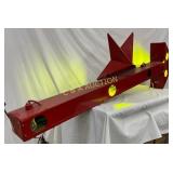 78-Inch Early Light-Up Metal Arrow Sign with Star