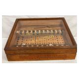 Wooden Early Store Display Case by Henry L. Hanson