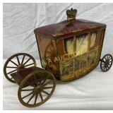 W&R Jacob & Co Biscuit Tin in Coach Form, 9×5.5 In