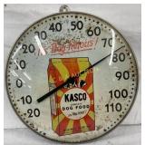 10-Inch Kasco Dog Food Advertising Thermometer