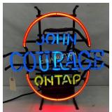 17´´ x 17´´ Three-Color Neon Sign Featuring John