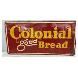Embossed Metal Colonial Is Good Bread