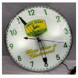 15-Inch Replica John Deere Wall Clock