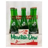 Mountain Dew Six-Pack with Bottles