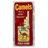 Camel Embossed Tin Advertising Therm 6´´ x 13.5