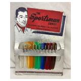8 1/2×12 Cardboard Sportsman Combs Display with Pr