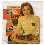 Sun Crest Cardboard Easel-Back Advertising Display