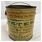 Rare 1-Gallon Chas. Neubert & Co. Oyster Tin