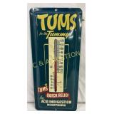 4×9 Tums Metal Advertising Thermometer