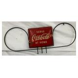 30´´ x 12´´ Coca-Cola Rack Topper Sign with Metal
