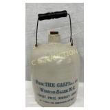 1g. Stoneware Whiskey Casper Jug Winston Salem NC