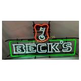 22" x 16" Three-Color Neon Beck