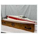 44-Inch HTB-360 Remote-Controlled Gas-Powered Boat