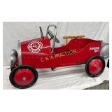 Reproduction Fire Engine Pedal Car with Engine No.