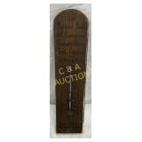Original Wooden Therm National Bank