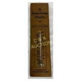 Dayton Savings & Trust Co. Wooden Therm