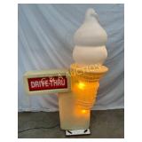37 x 56-Inch Dairy Queen Light-Up Drive-Through Ic