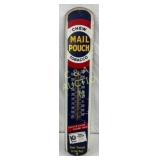 Mail Pouch Tobacco Advertising Metal Thermometer,