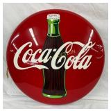 24-Inch Coca-Cola Bottle Cap Button Sign