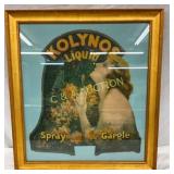 Framed Early Cardboard Die-Cut Kolynos Liq.