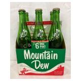 Mountain Dew Six-Pack Carrier w/ Pint Bottles