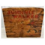 14" x 10" Johnnie Walker Red Label Wooden Box