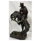 Bronze Sculpture Titled The Bronco Buster