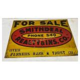 20 x 14 Inch Smithdeal Realty & Insurance Co. Meta